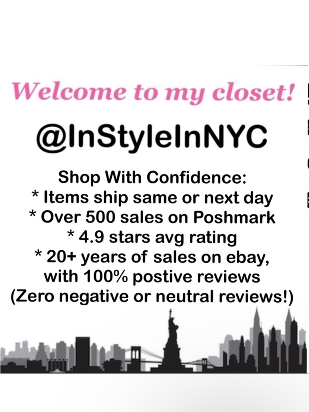 Shop with Confidence!! Poshmark Ambassador